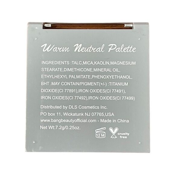 Bang Beauty Warm Neutral Eyeshadow Palette • New in Box - Picture 4 of 6